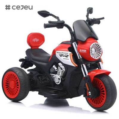 CJ-JM3189 ホットセール 充電式バッテリー 子供用三輪車 電動乗用玩具 オートバイにインスパイアされた子供向け